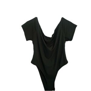 PrettyLittleThing Black Bodysuit One Piece